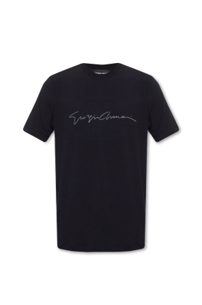 Giorgio Armani T-shirt with logo | Men's Clothing | Vitkac